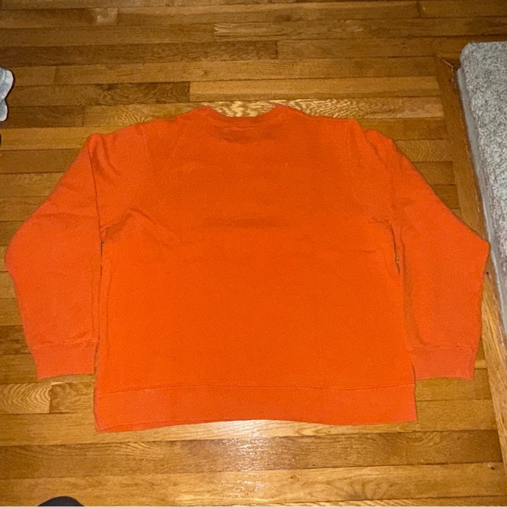 Abercrombie & Fitch Men's Orange Sweatshirt XL Vintage - Picture 6 of 8